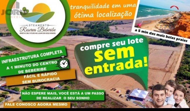 Sem Entrada - Loteamento Em Beberibe Ceara Prximo as Belas Praias !!