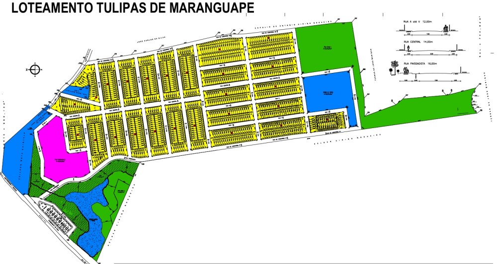 PLANTA LOTEAMENTO TULIPAS